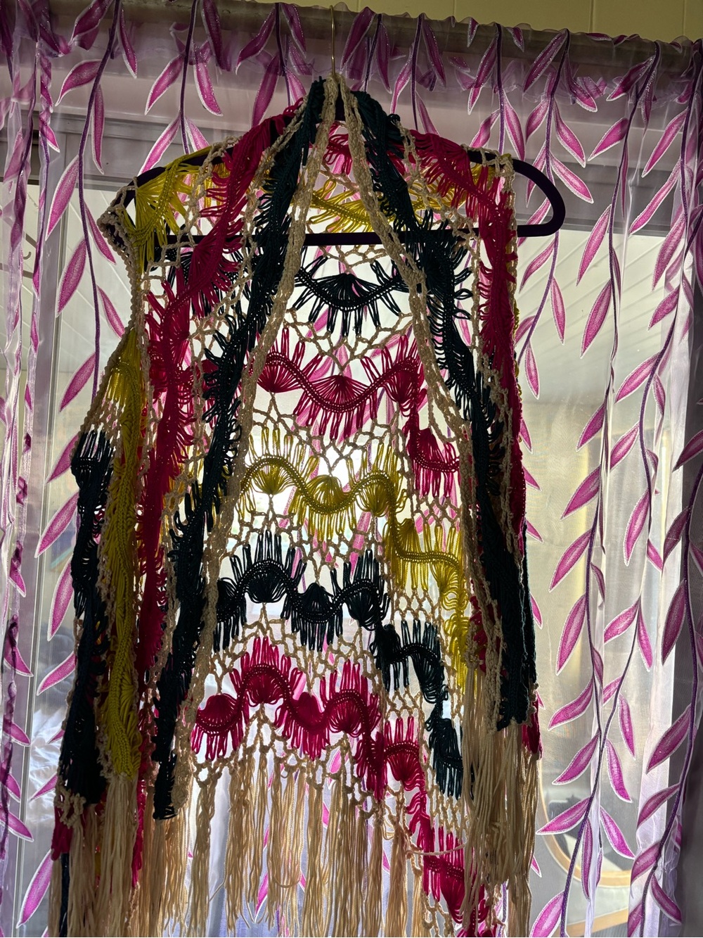 Crochet Fringe Vest gorgeous & fun